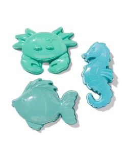 zandvormen recycled plastic - 3 stuks