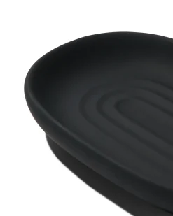 zeepbakje keramiek zwart 9x13
