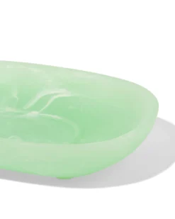 zeepbakje 9x13cm epoxy marmerlook groen