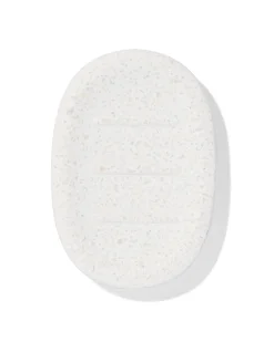 zeepbakje 9x13cm terrazzo beige