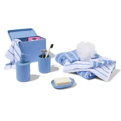 zeeppomp Ø8x15 mat keramiek blauw