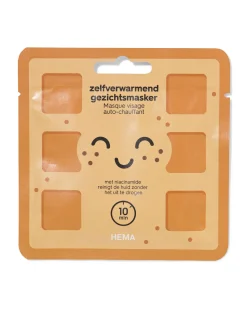 zelfverwarmend gezichtsmasker wafel