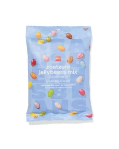 zoete en zure jellybeans - 200 gram
