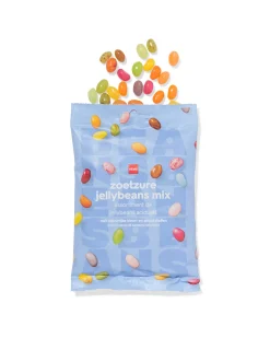 zoete en zure jellybeans - 200 gram