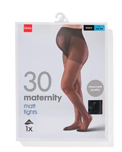 zwangerschapspanty 30denier zwart