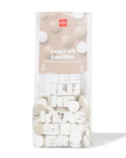 zwart wit pastilles 150g