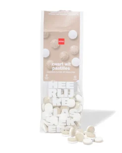 zwart wit pastilles 150g