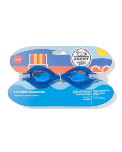 zwembril voor volwassenen blauw
